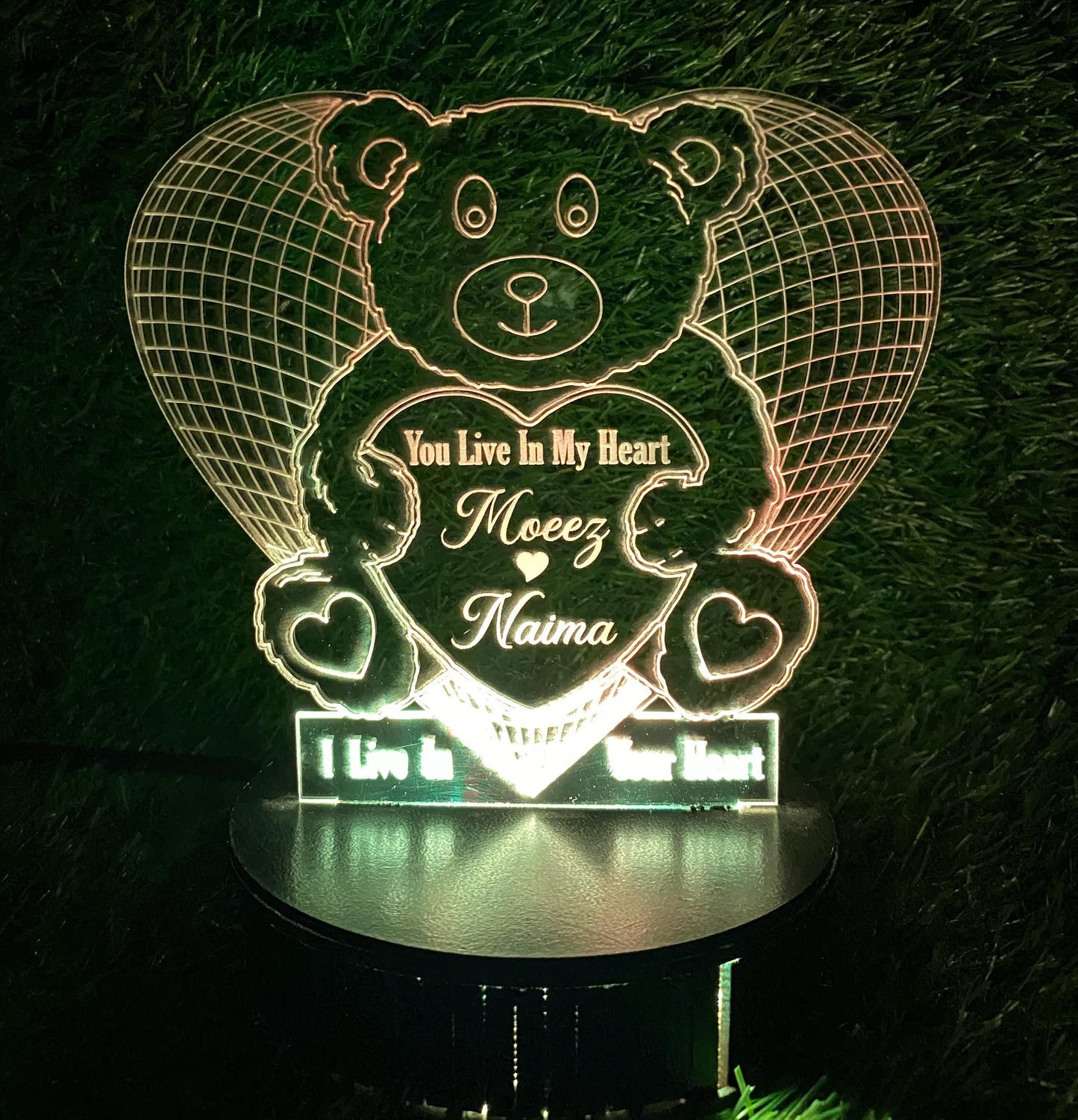 Panda Customised illusion Lamp - REBOCH DECOR