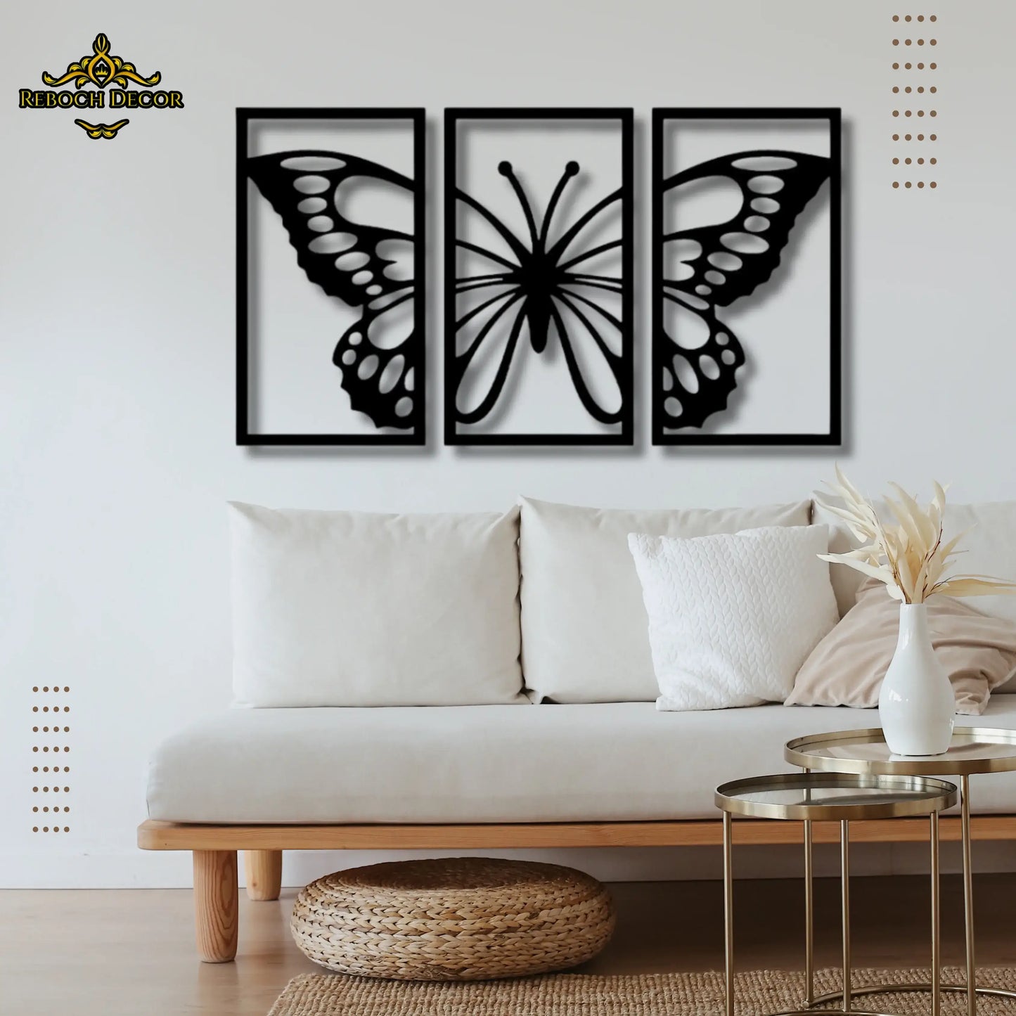 Butterfly Wooden Wall Decor - REBOCH DECOR