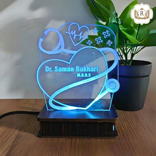 Doctor Customised 3D illusion Lamp
