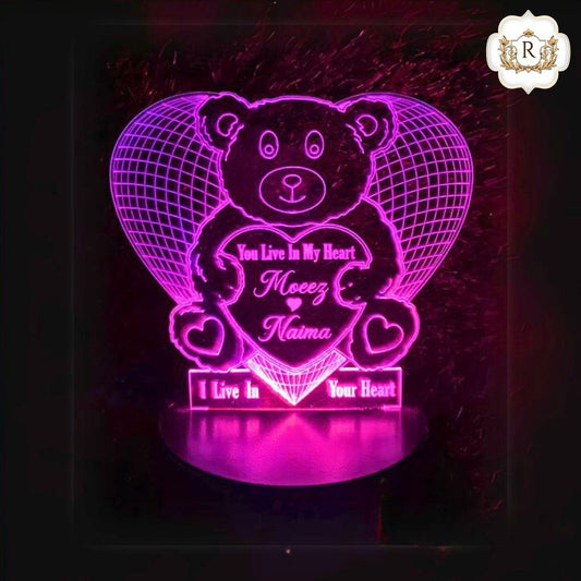 Panda Customised illusion Lamp