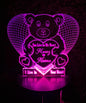 Panda Customised illusion Lamp - REBOCH DECOR