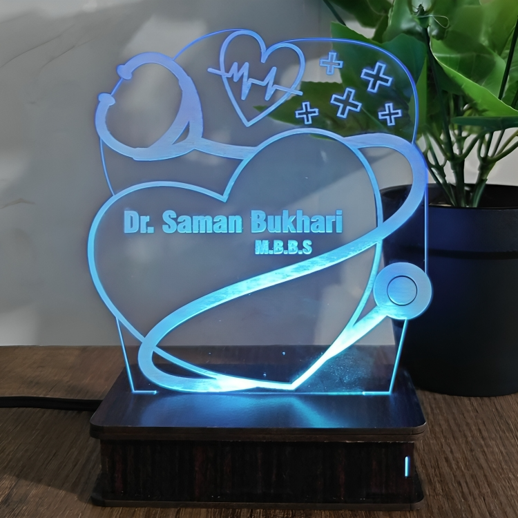 Doctor Customised 3D illusion Lamp