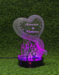 3D Boy & Girls Love Customised Illusion Lamp - REBOCH DECOR