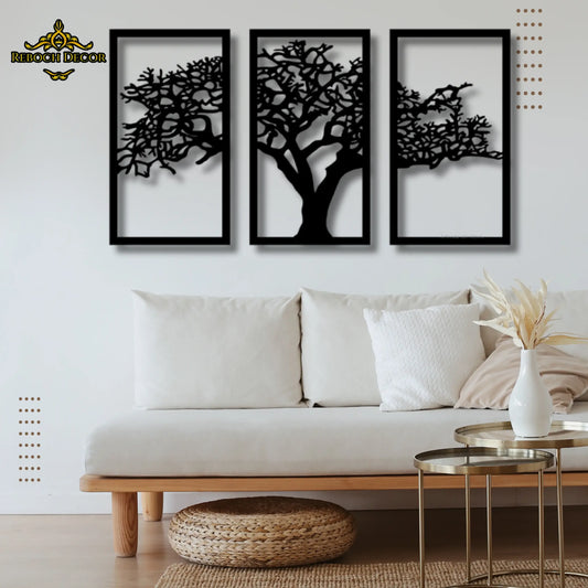 3D Deep Tree Wooden Wall Decor - REBOCH DECOR