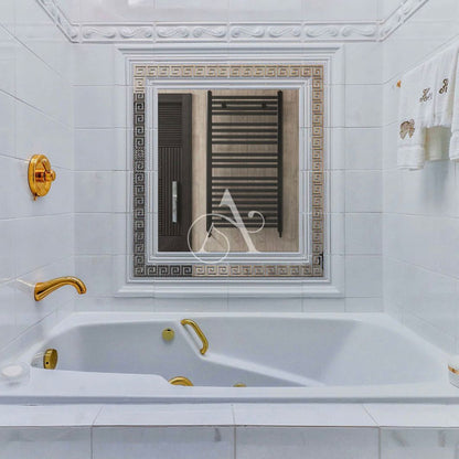 Border Greek Mirror Wall Sticker