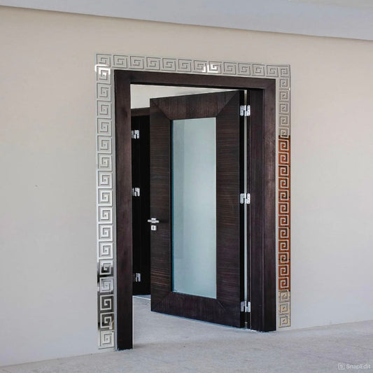 Border Greek Mirror Wall Sticker